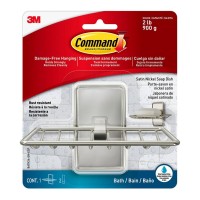 Command Soap Dish BATH34-SN-ES Satin Nickel